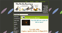 Desktop Screenshot of birdieboutique.com